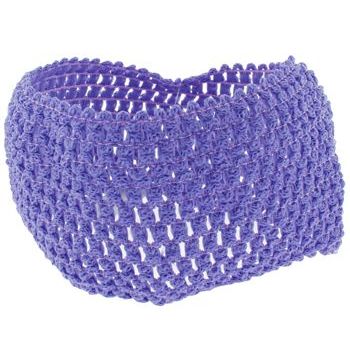 L. Erickson USA - Hudson Bandeau Headband - Open Weave Stretch - Lavender (1)