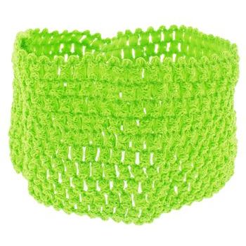 L. Erickson USA - Hudson Bandeau Headband - Open Weave Stretch - Lime (1)