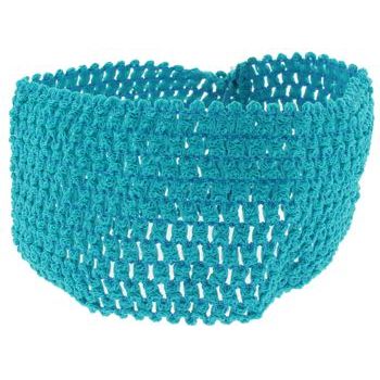 L. Erickson USA - Hudson Bandeau Headband - Open Weave Stretch - Teal (1)