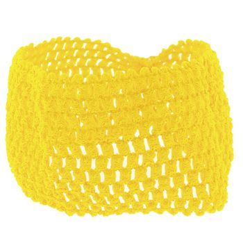 L. Erickson USA - Hudson Bandeau Headband - Open Weave Stretch - Yellow (1)