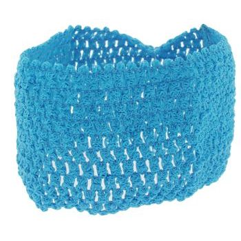 L. Erickson USA - Hudson Bandeau Headband - Open Weave Stretch - Turquoise (1)