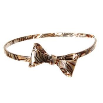 France Luxe - Bow-Tie Headband - Onyx