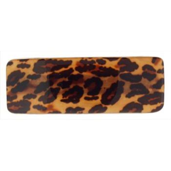 Laurent Olivier - Large Rectangle Barrette - Leopard (1)