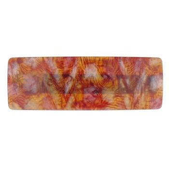 Laurent Olivier - Large Rectangle Barrette - Pastel Amber (1)