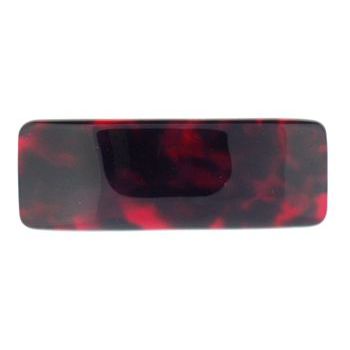Laurent Olivier - Large Rectangle Barrette - Red/Black Tokyo(1)