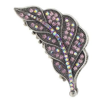 Karen Marie - Crystal Leaf Claw - Amethyst (1)