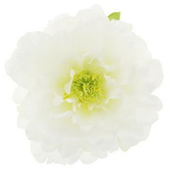 Karen Marie - Le Fleur Collection - Extra Large Peony Flower - White (1)