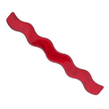 Caravan - Wavy Long Barrette - Red