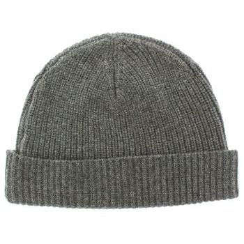 Karen Marie Men's Collection - Cashmere Classics - 100% Cashmere Cardigan Stitch Hat - Graphite