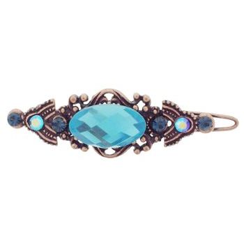 Medusa's Heirlooms - Antique Gem Barrette - Aqua (1)
