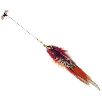 Michelle Roy - Couture Feather and Crystal Clip-In - Medium - Orange