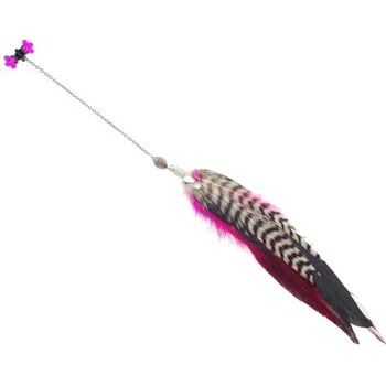 Michelle Roy - Couture Feather and Crystal Clip-In - Large - Fuchsia