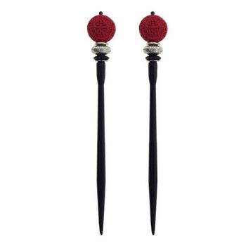 Mei Fa - Hairstyx - Mandarin - Short Hairsticks - (Set of 2)