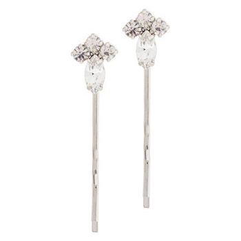 Martine Wester - Diamante Bobby Pins - Silver (2)