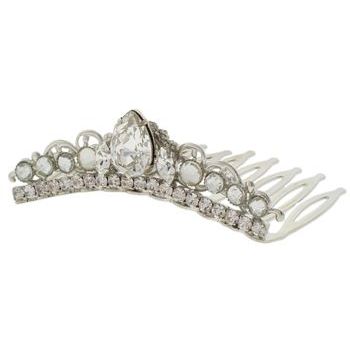 Martine Wester - Swarovski Tiara Comb - Silver (1)