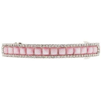 Medusa's Heirlooms - Gem & Crystal Curved Barrette - Pink (1)