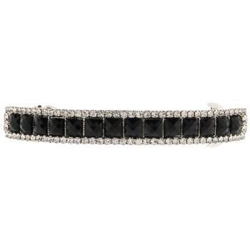 Medusa's Heirlooms - Gem & Crystal Curved Barrette - Black (1)