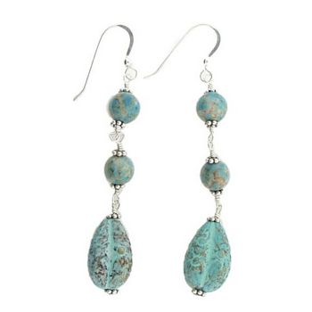 Michele Busch - Earrings - Set of Vintage Turquoise Drops