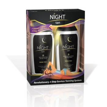 Bask - Night Tan 2-Step Sunless Tanning System w/Sleep Mask