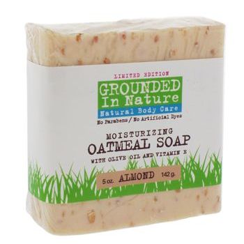 Grounded in Nature - Moisturizing Oatmeal Soap - Almond 5 oz