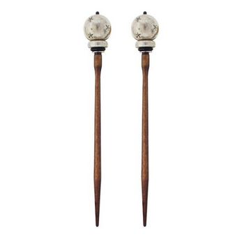 Mei Fa - Hairstyx - Om - Long Brown Hairsticks - (Set of 2)