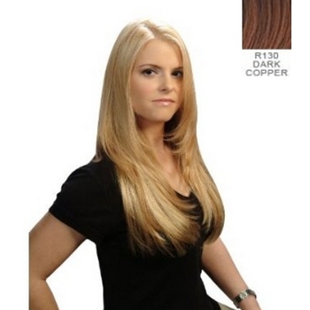 Unique VIP Collection - Clip-In Extensions - Onyx Long & Straight - 19inch (Color: R130 Dark Copper)