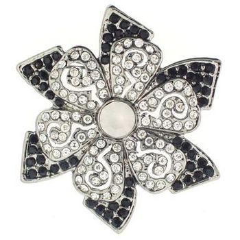 Pono - Star Shaped Brooch Pin (1) - Black Ice