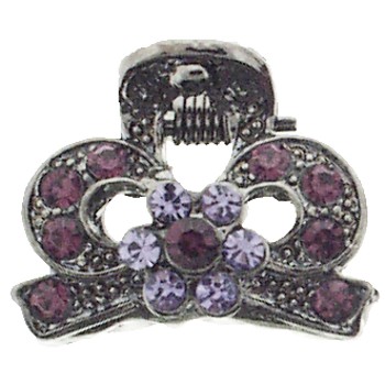 Karen Marie - Mini Regal Claw Clip - Amethyst (1)