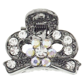 Karen Marie - Mini Regal Claw Clip - White (1)