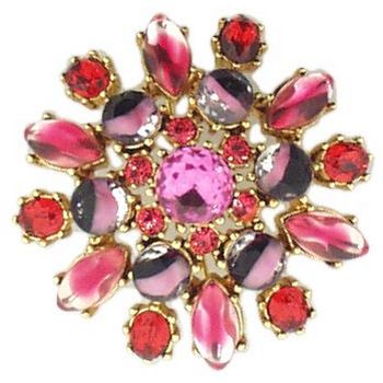 Gerard Yosca - Pink Brooch Pin (1)