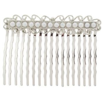 Karen Marie - Bridal Collection - Filigree w/Pearls Comb