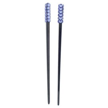 HB HairJewels - Candy Rock Hairsticks - Blueberry (2)