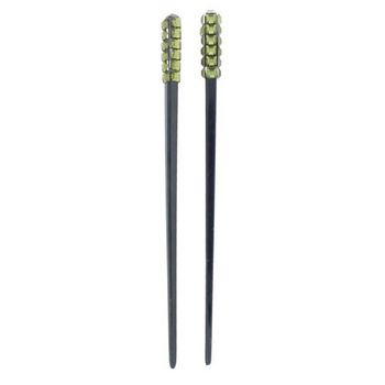 HB HairJewels - Candy Rock Hairsticks - Lime (2)