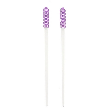 HB HairJewels - Candy Rock Hairsticks - Grape (2)