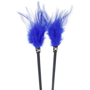 HB HairJewels - Feathered Hairsticks - Royal Blue - Set of 2