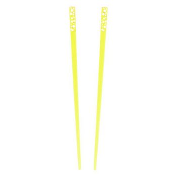 HB HairJewels - Silver Speckled Acrylic Hairsticks - Lemon (2)