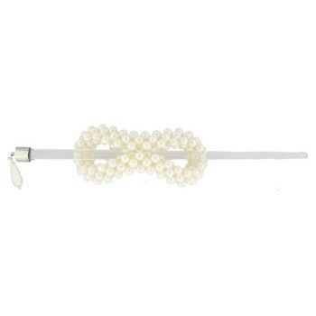 HB HairJewels - Beaded Slide - Creamy Pearl (1)