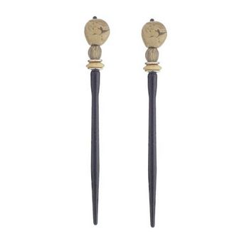 Mei Fa - Hairstyx - Panama - Short Hairsticks - (Set of 2)