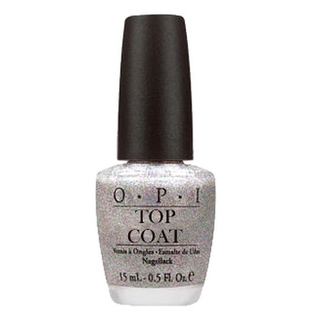 O.P.I. - Nail Lacquer - Paris Couture For Sure Glitter Top Coat - Shopping Around The World Collection .5 fl oz (15ml)