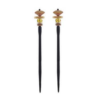 Mei Fa - Hairstyx - Peaches - Long Hairsticks - (Set of 2)