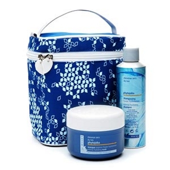 Phyto   - Bon Voyage To Dry Hair Travel Case - Phytojoba Shampoo & Phytojoba Mask