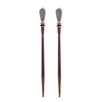 Mei Fa - Hairstyx - Pine - Long Brown Hairsticks - (Set of 2)