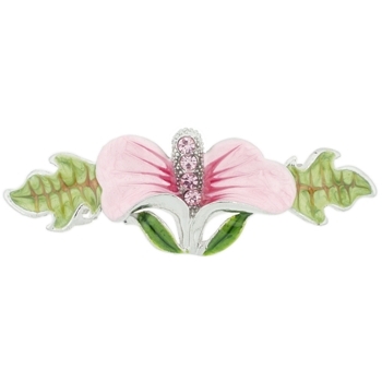 Caravan - Pink Flower Barrette
