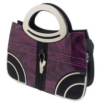 Karen Marie - Boutique Bags - Marble Purple Acrylic Bag (1)