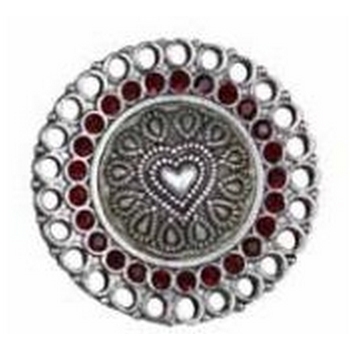 Tarina Tarantino - Topkapi - Coeur De Marroc - Swarovski Crystal Heart Cabochon Ring