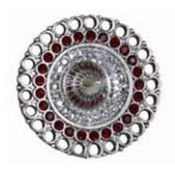 Tarina Tarantino - Topkapi - Moorish Mirage - Spiked Swarovski Crystal Filigree Ring - Spice