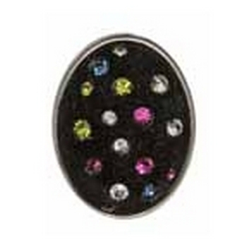 Tarina Tarantino - Magic Mirror - Umbre - Swarovski Crystal and Velvetkote Oval Ring