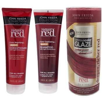 John Frieda - Radiant Red Ultra Vibrance Package (Set of 3)