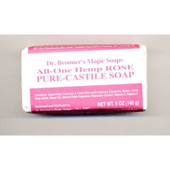 Dr. Bronner's - Rose Bar Soap - 5 oz