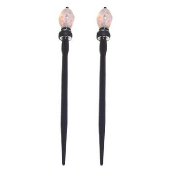 Mei Fa - Hairstyx - Rosey - Short Hairsticks - (Set of 2)
